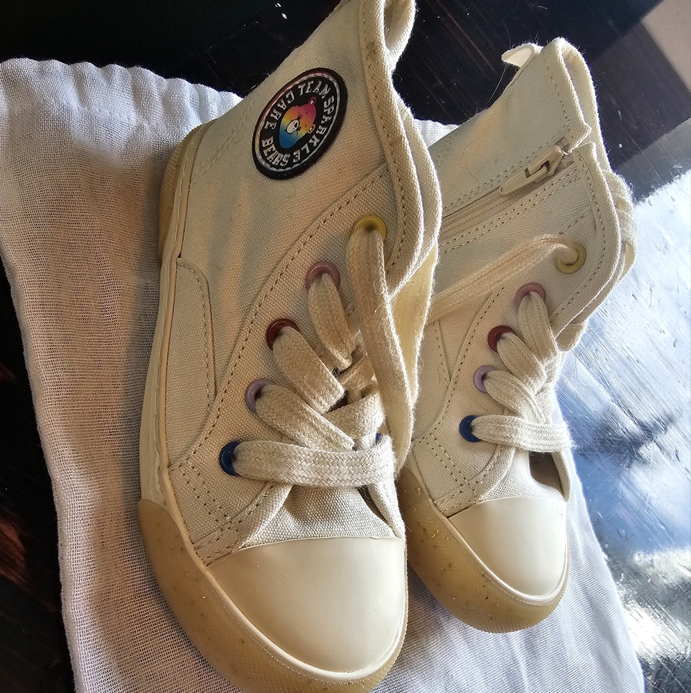 Zara care bears high top sneakers